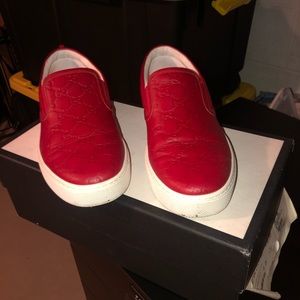 Gucci Men's Dublin GG Embossed Slip On Sneakers